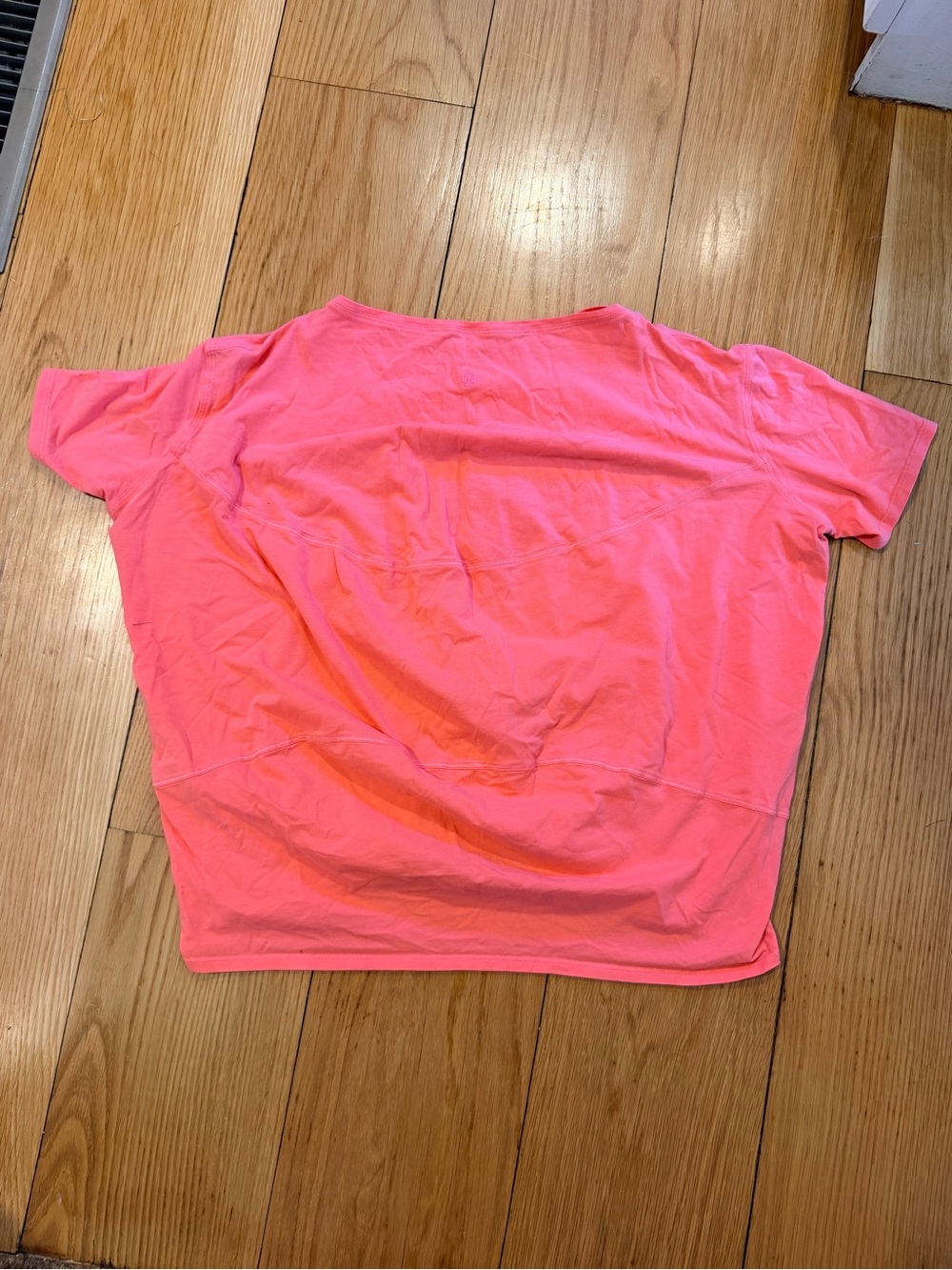Women's Lululemon Relaxed Crewneck Boatneck Tee - Coral Pink - Picture 5 of 6